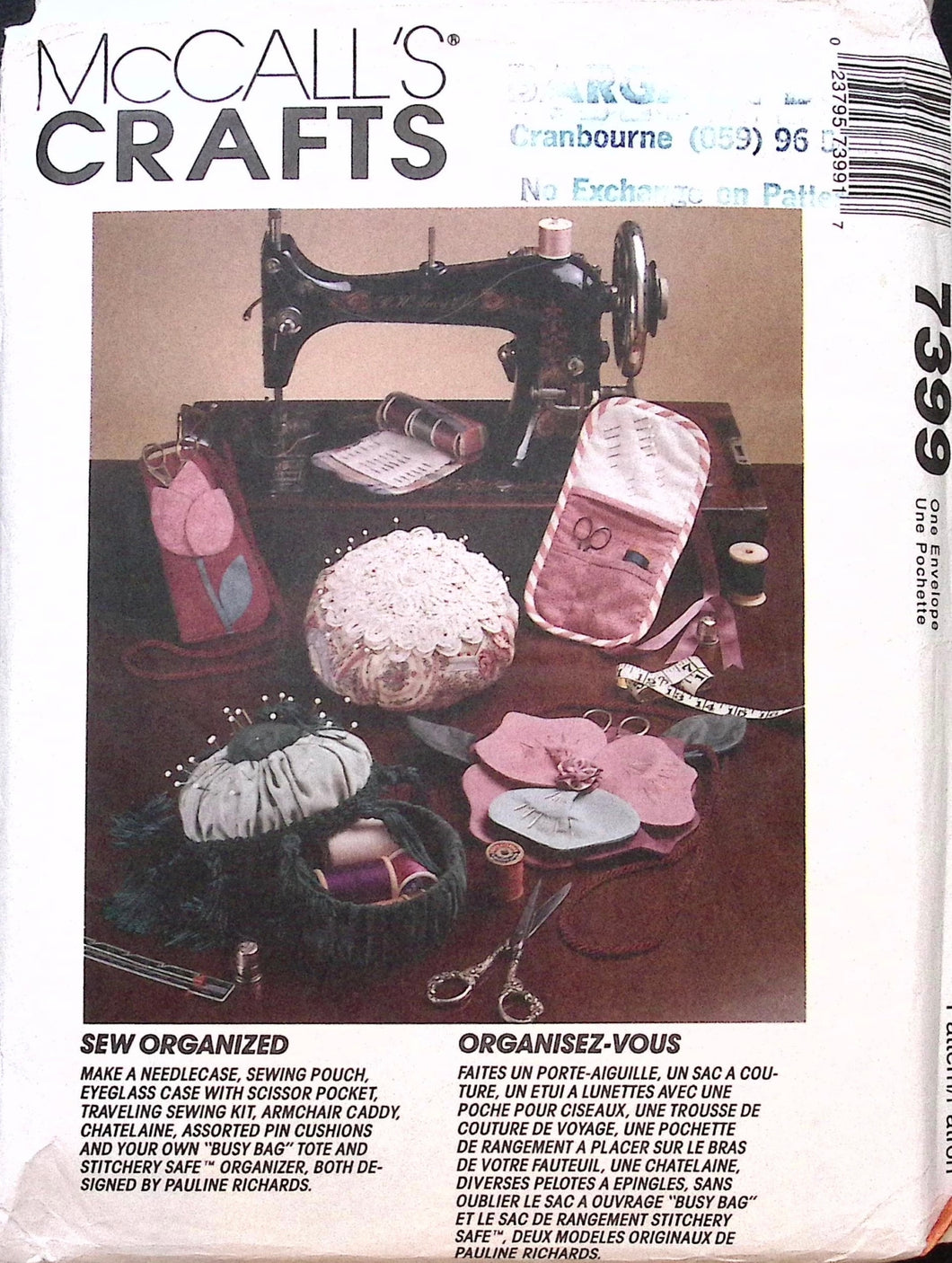 Vintage Sewing Pattern: McCalls 7399