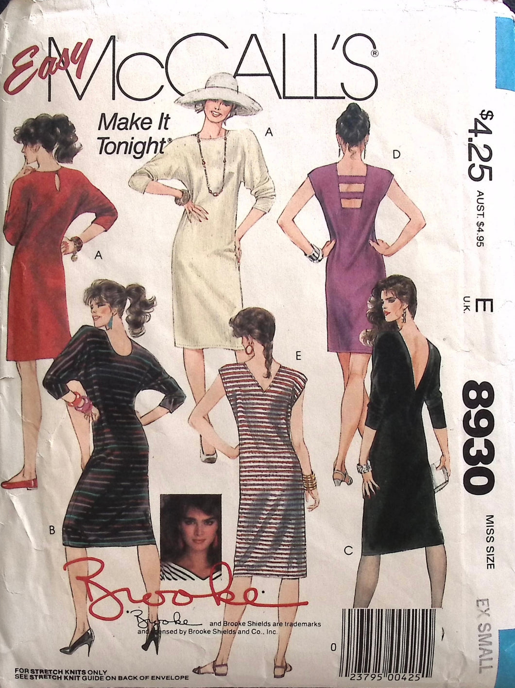 Vintage Sewing Pattern: McCalls 8930