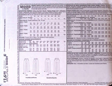 Load image into Gallery viewer, Sewing Pattern: McCalls  M4459
