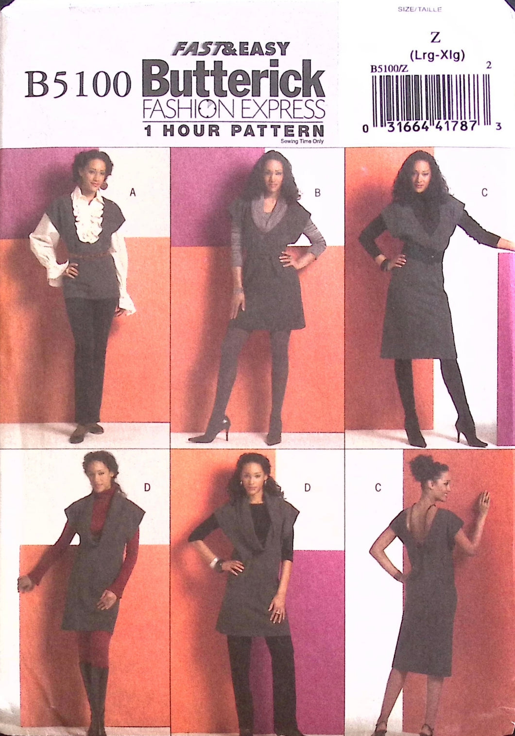 Sewing Pattern: Butterick B5100