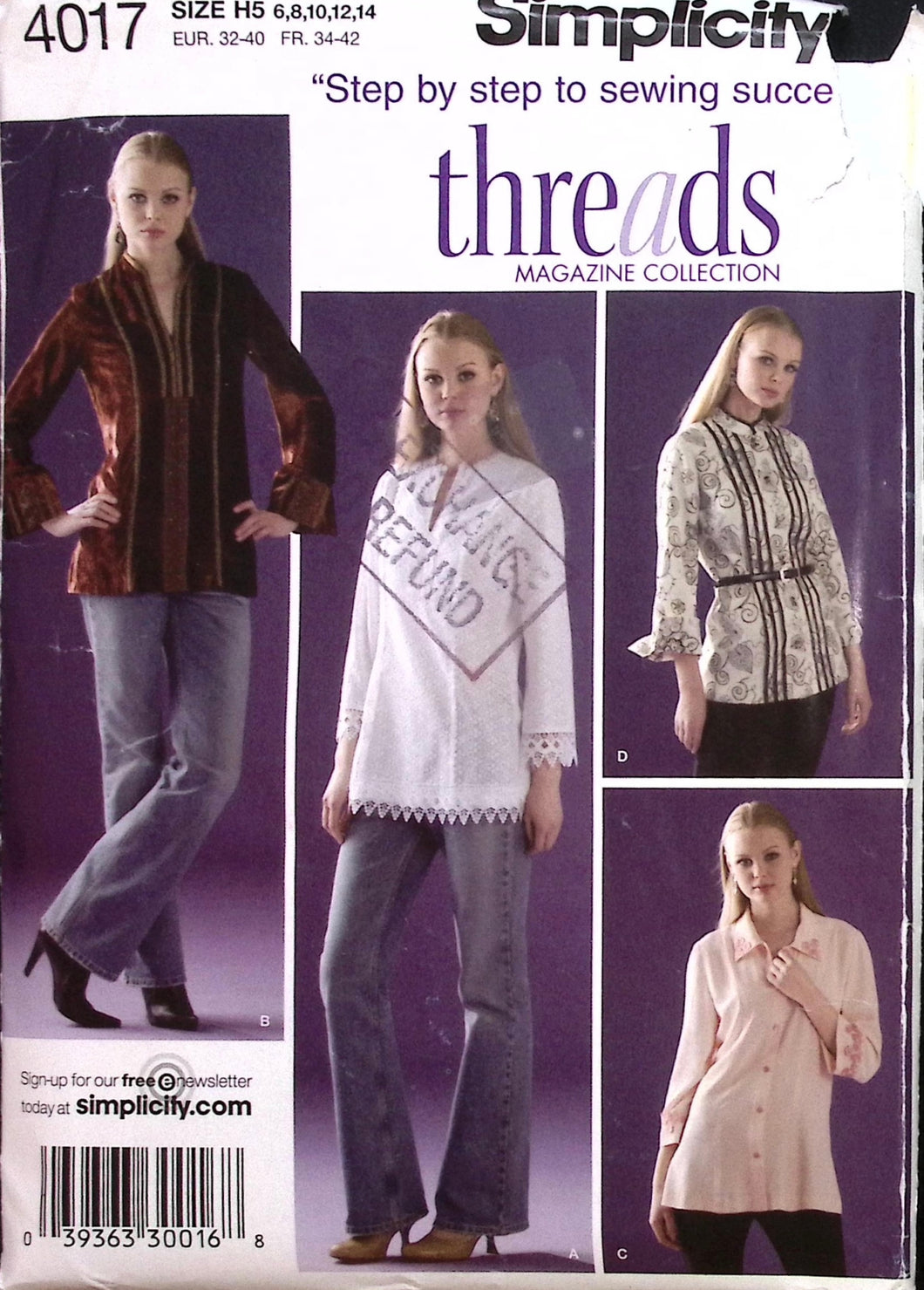 Sewing Pattern: Simplicity 4017