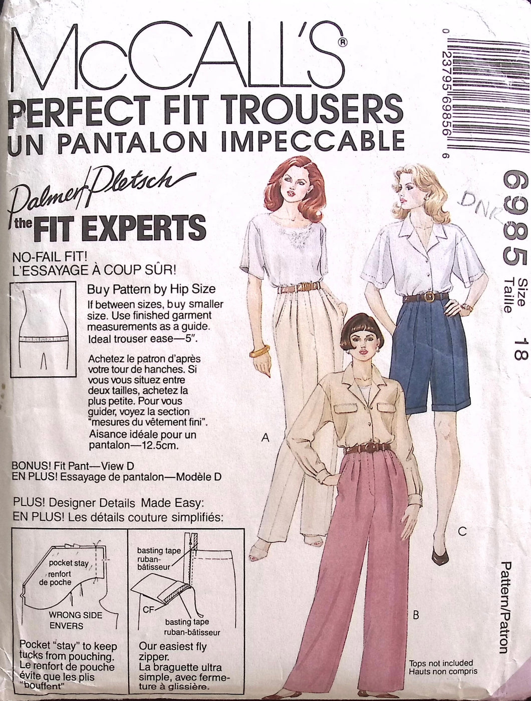 Vintage Sewing Pattern: McCalls 6985