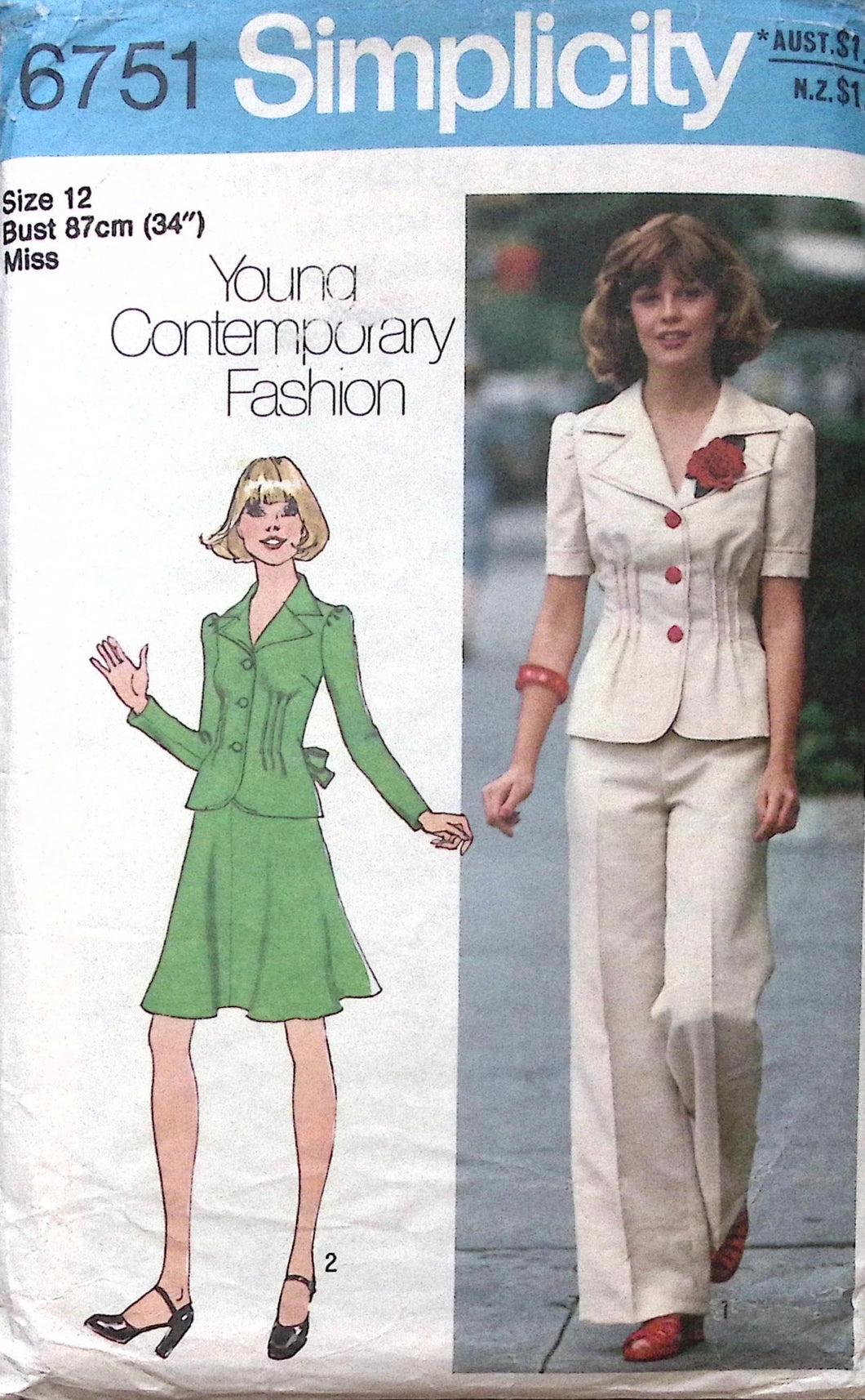 Vintage Sewing Pattern: Simplicity 6751