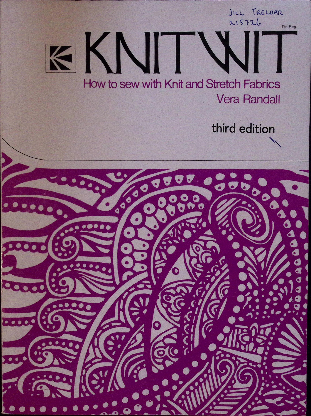 Knitwit How to Sew with Knit & Stretch Fabrics by Vera Randall