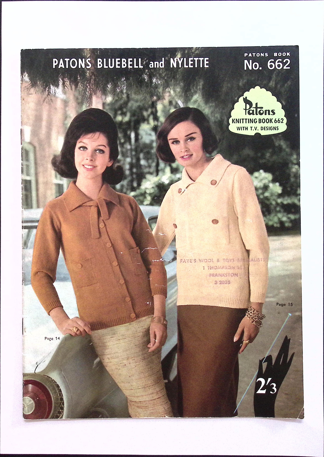 Vintage Knitting Book Patons No. 662