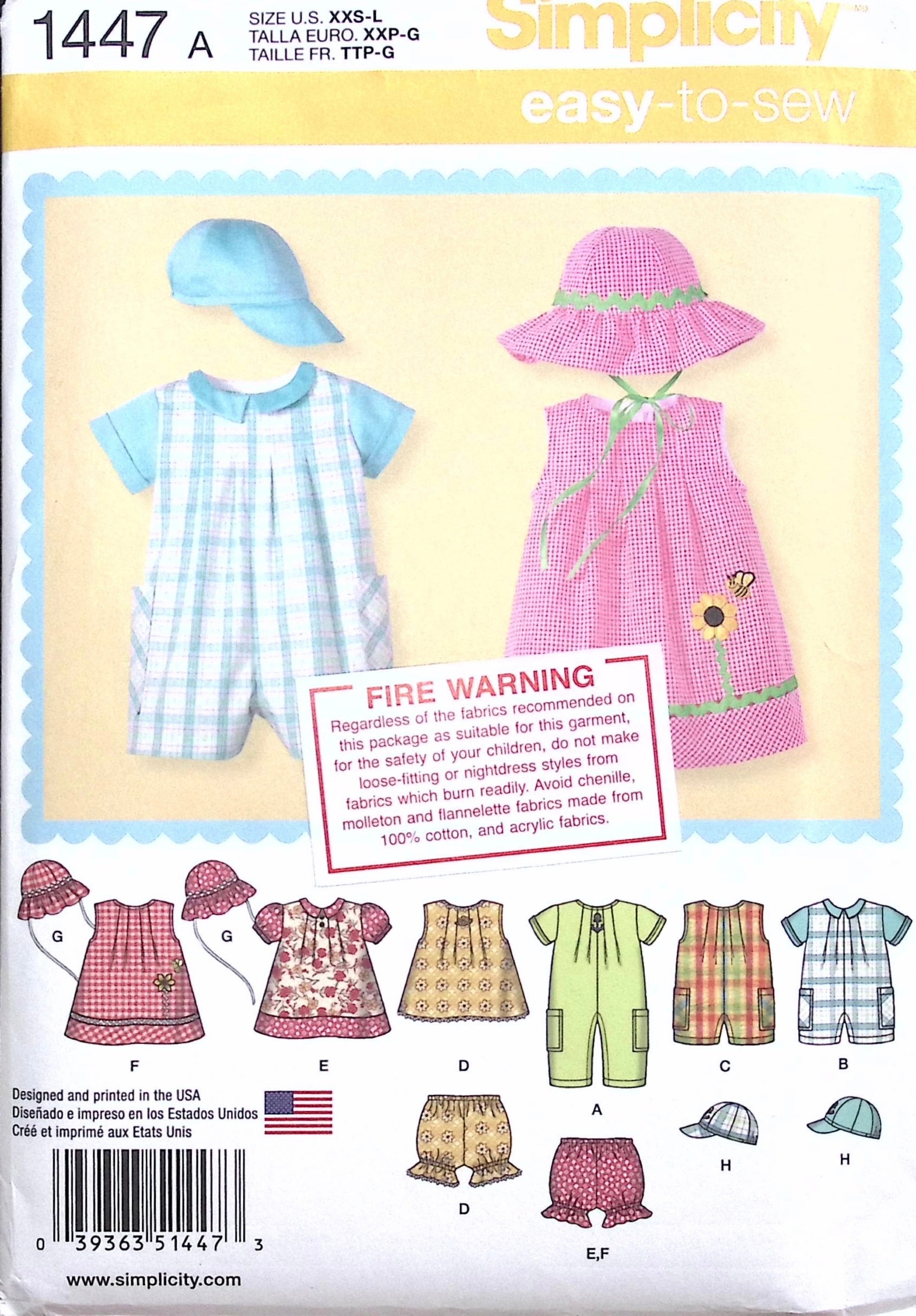 Sewing Pattern: Simplicity 1447 – Vintage Stitch Australia