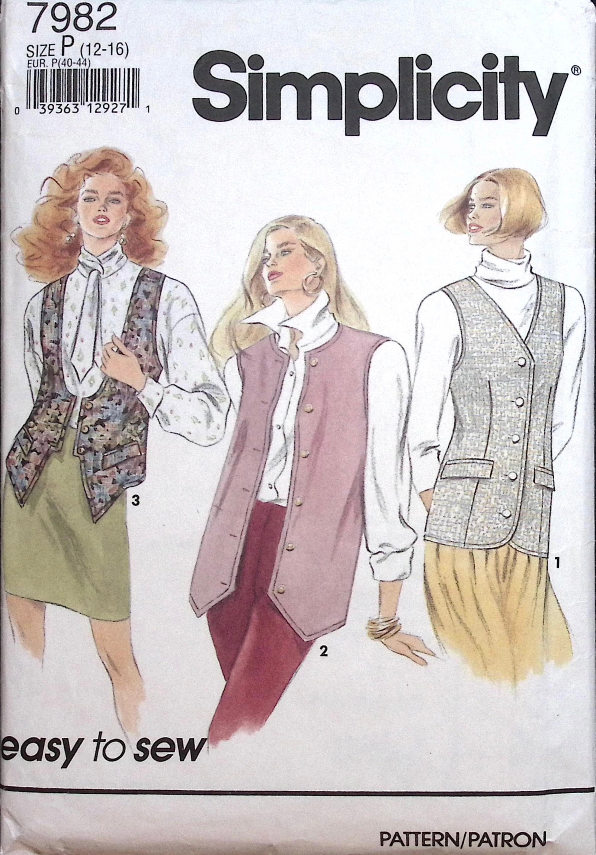 Vintage Sewing Pattern: Simplicity 7982 – Vintage Stitch Australia