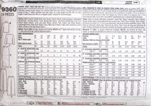 Load image into Gallery viewer, Sewing Pattern: Simplicity 9360
