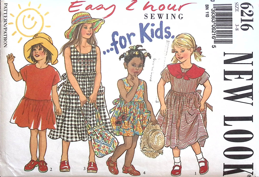 Vintage Sewing Pattern: New Look 6216