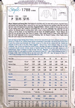 Load image into Gallery viewer, Vintage Sewing Pattern: Style 1788
