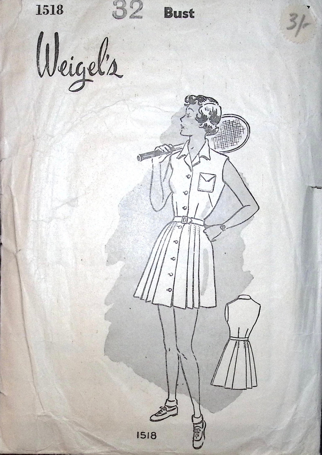 Vintage Sewing Pattern: Weigel's 1518