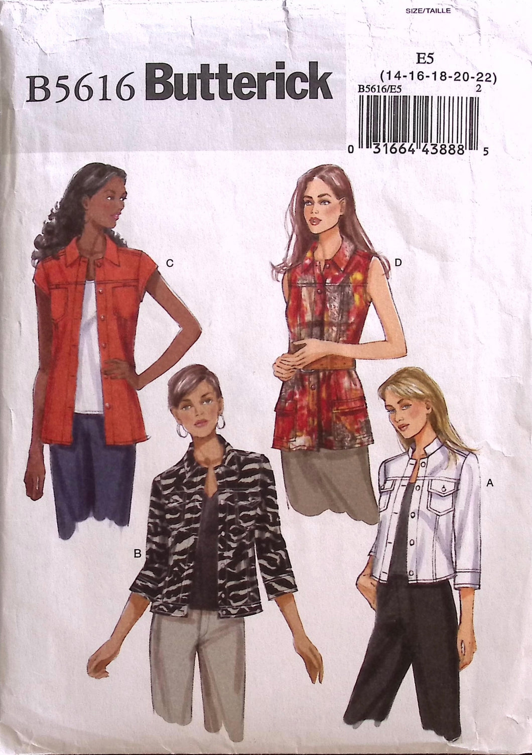 Sewing Pattern: Butterick B5616