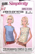 Load image into Gallery viewer, Vintage Sewing Pattern: Simplicity 6596
