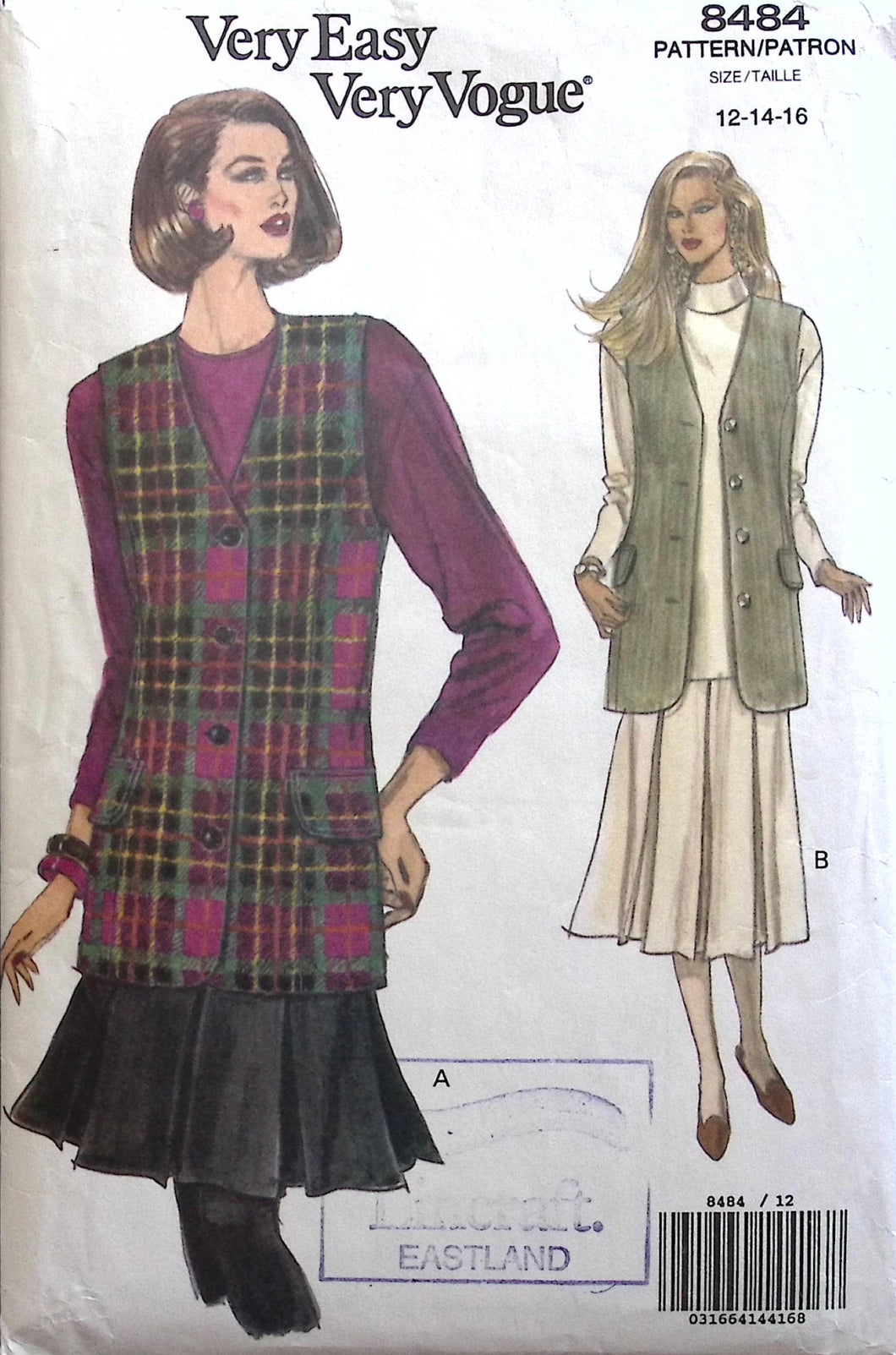 Vintage Sewing Pattern: Vogue 8484