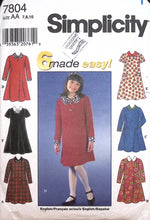 Load image into Gallery viewer, Vintage Sewing Pattern: Simplicity 7804
