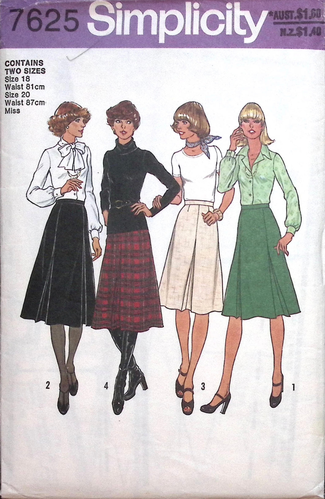 Vintage Sewing Pattern: Simplicity 7625