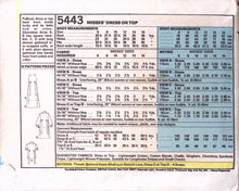 Load image into Gallery viewer, Vintage Sewing Pattern: McCalls 5443

