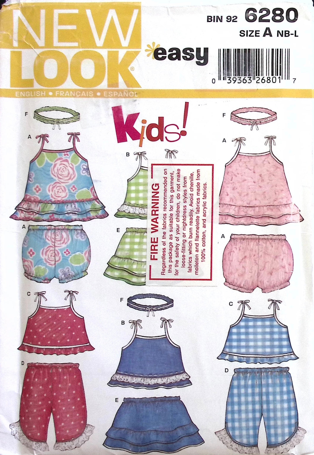 Sewing Pattern: New Look 6280