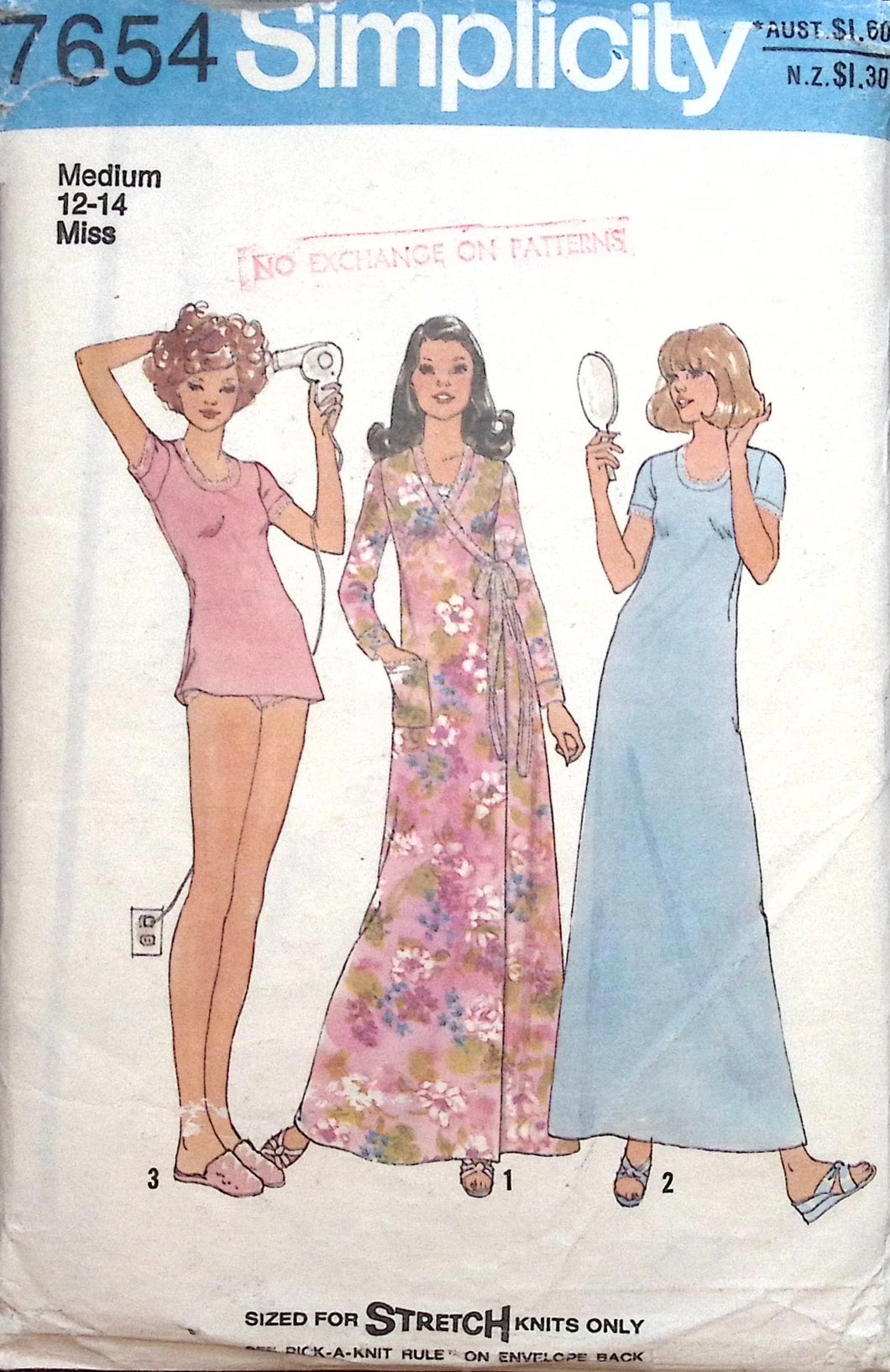 Vintage Sewing Pattern: Simplicity 7654
