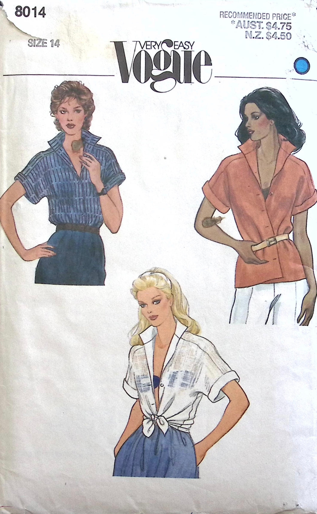 Vintage Sewing Pattern: Vogue 8014