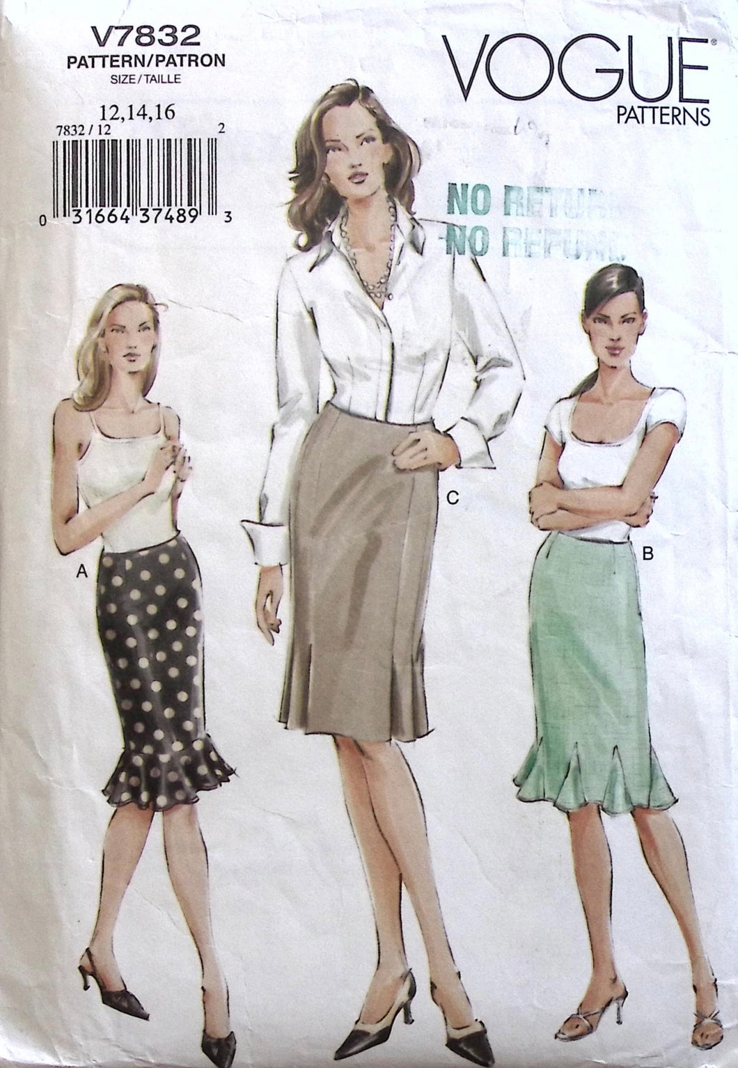 Sewing Pattern: Vogue V7832