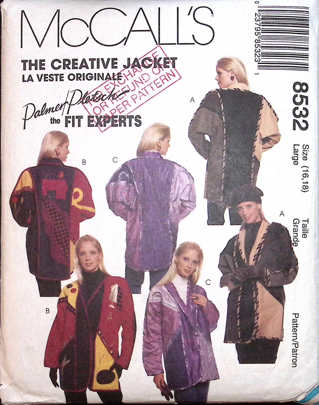 Vintage Sewing Pattern: McCalls 8532