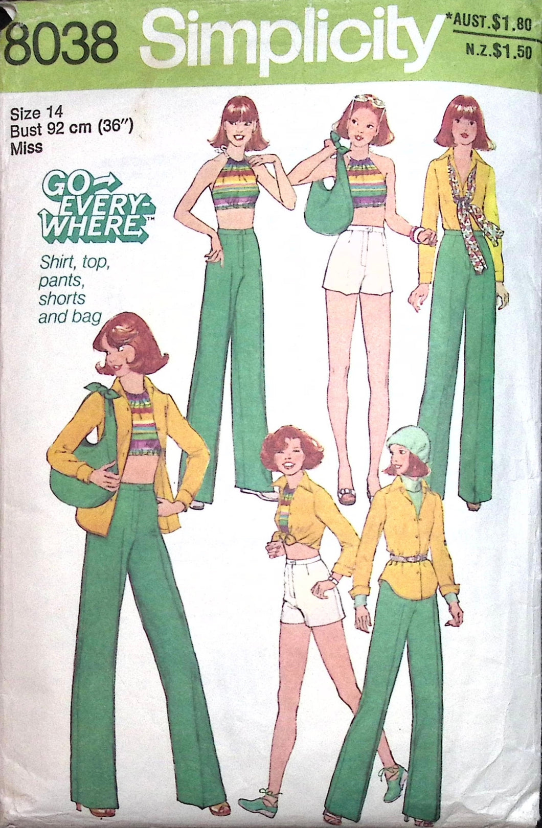 Vintage Sewing Pattern: Simplicity 8038