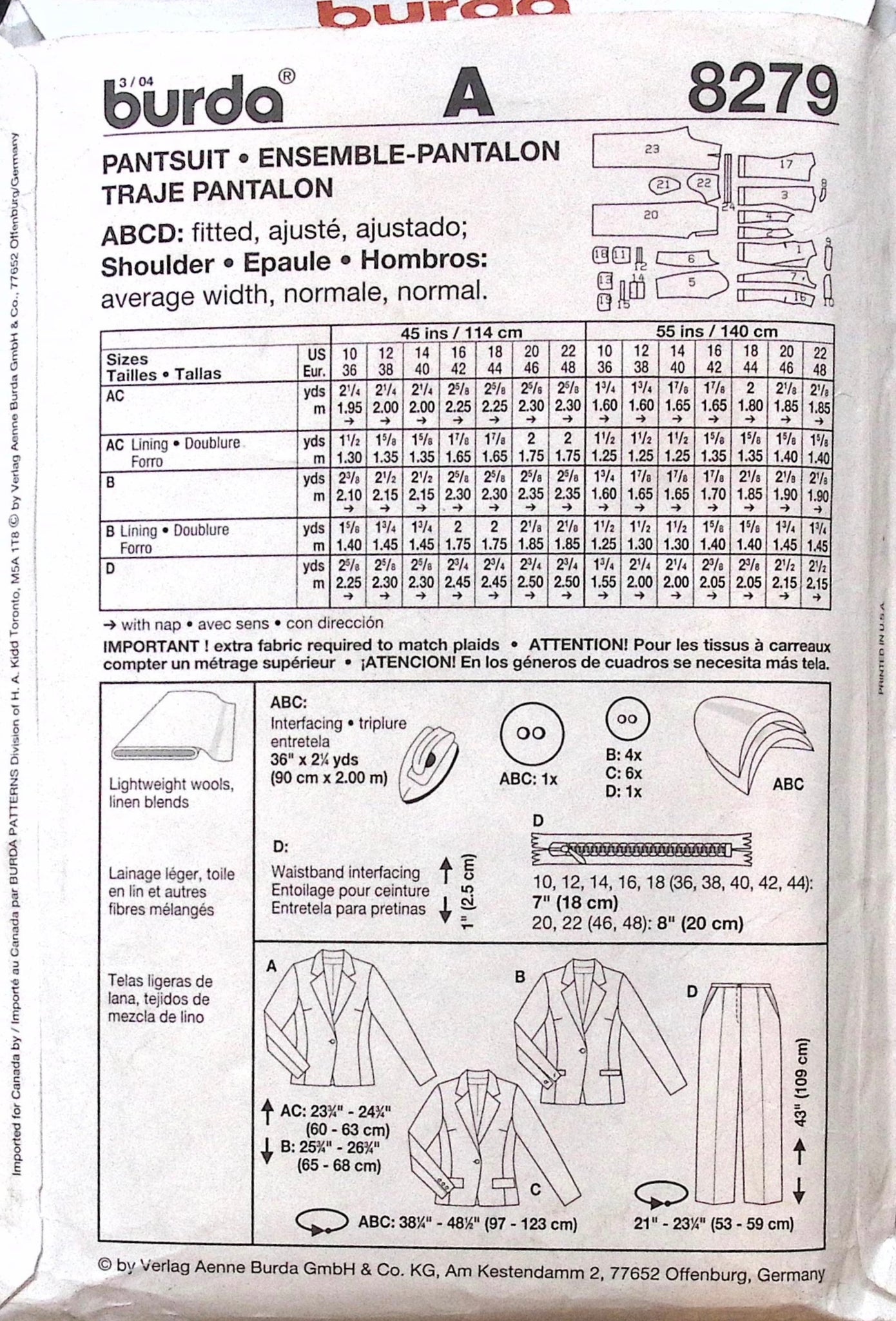 Patternview Burda Sewing Pattern: Burda 8379 – Vintage Stitch Australia