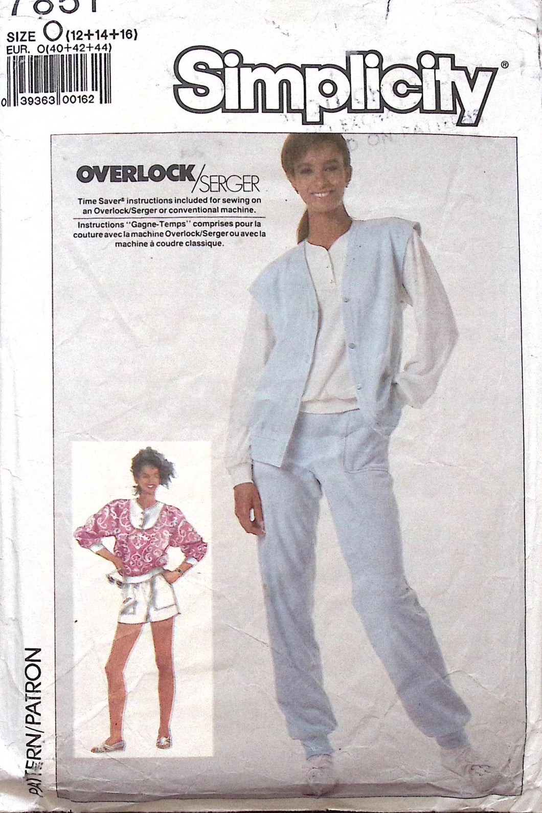 Vintage Sewing Pattern: Simplicity 7851