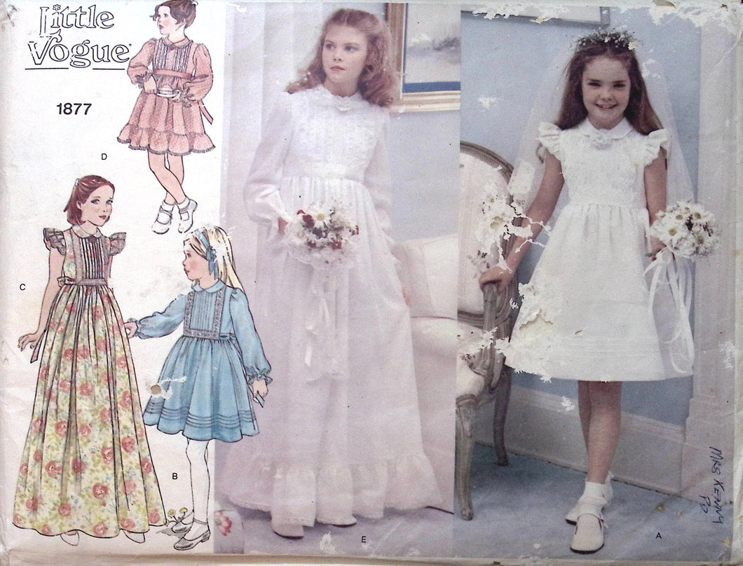 Vintage Sewing Pattern: Vogue 1877