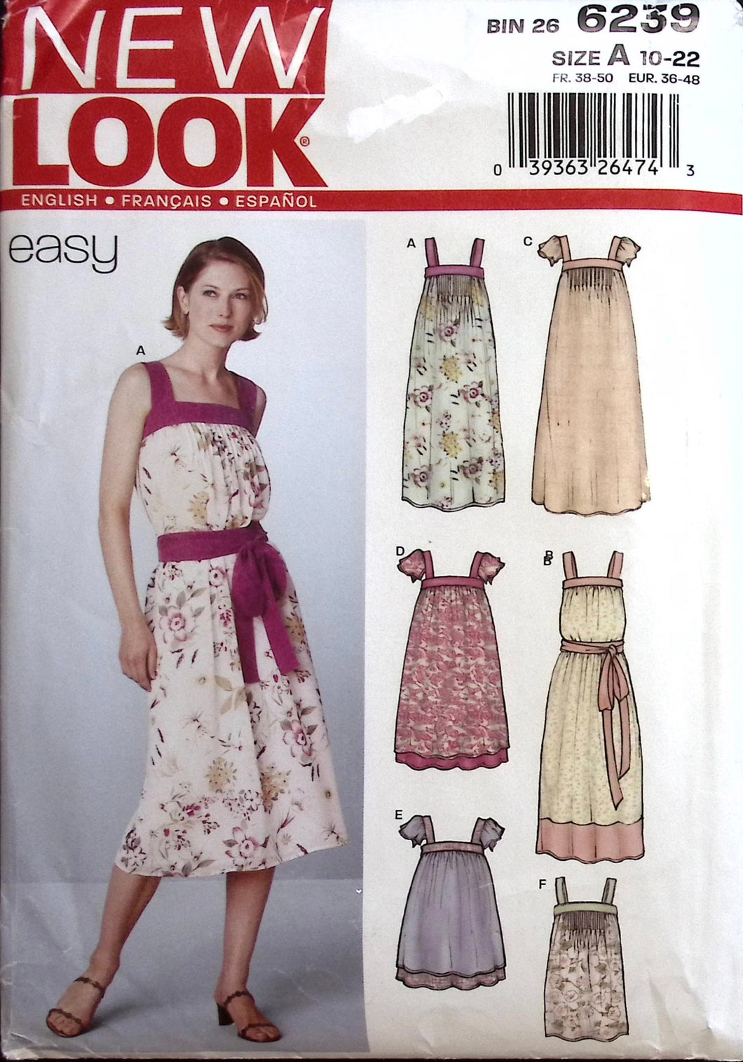 Sewing Pattern: New Look 6239