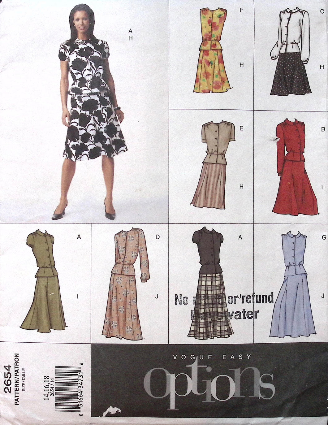Sewing Pattern: Vogue 2654