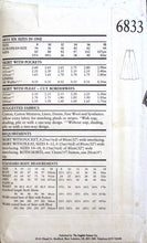 Load image into Gallery viewer, Vintage Sewing Pattern: New Look 6833
