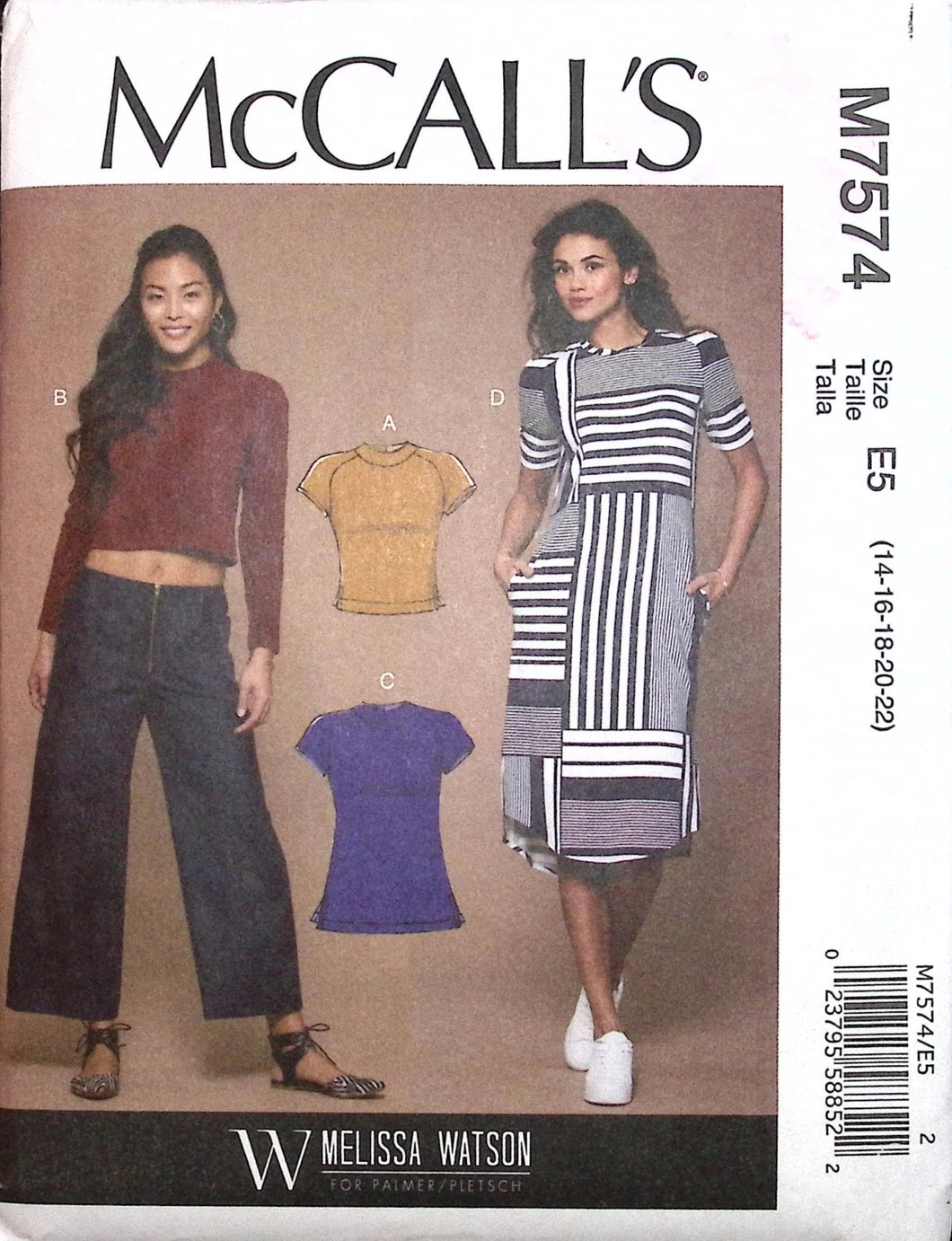 Sewing Pattern: McCalls M7574