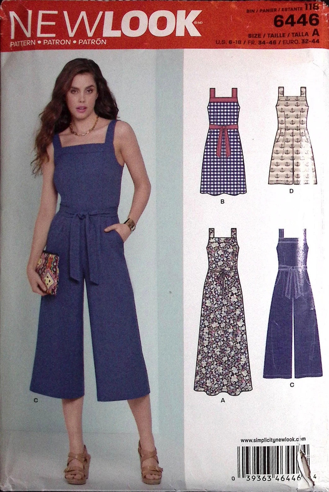 Sewing Pattern: New Look 6446