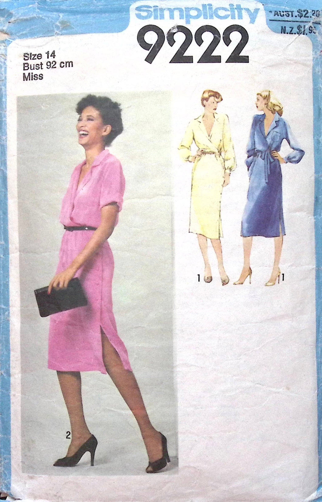 Vintage Sewing Pattern: Simplicity 9222