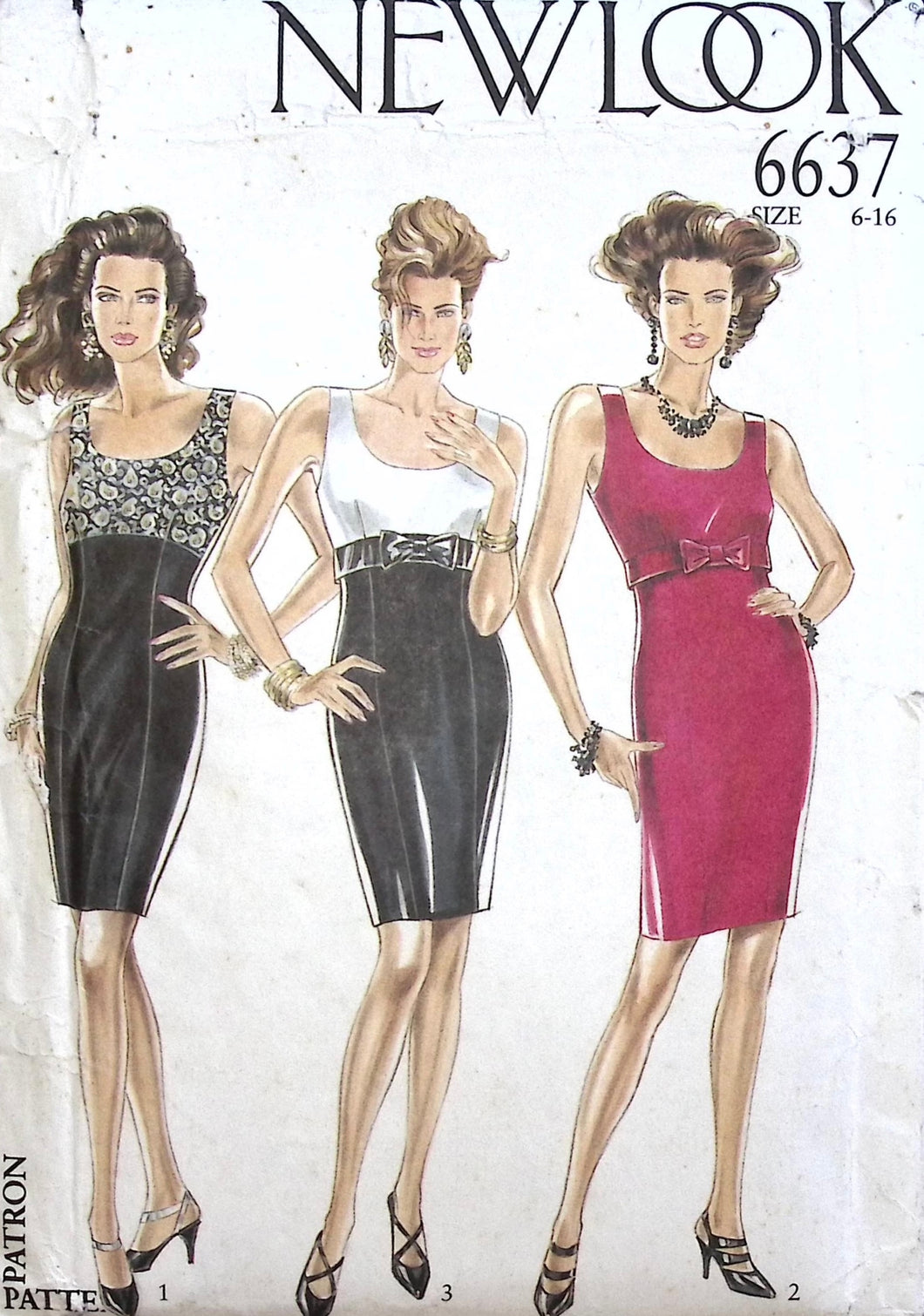 Vintage Sewing Pattern: New Look 6637
