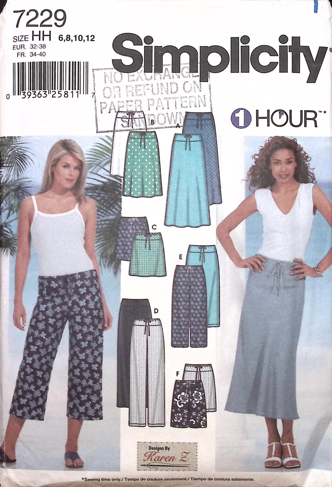 Sewing Pattern: Simplicity 7229