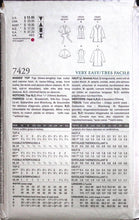 Load image into Gallery viewer, Sewing Pattern: Vogue 7429
