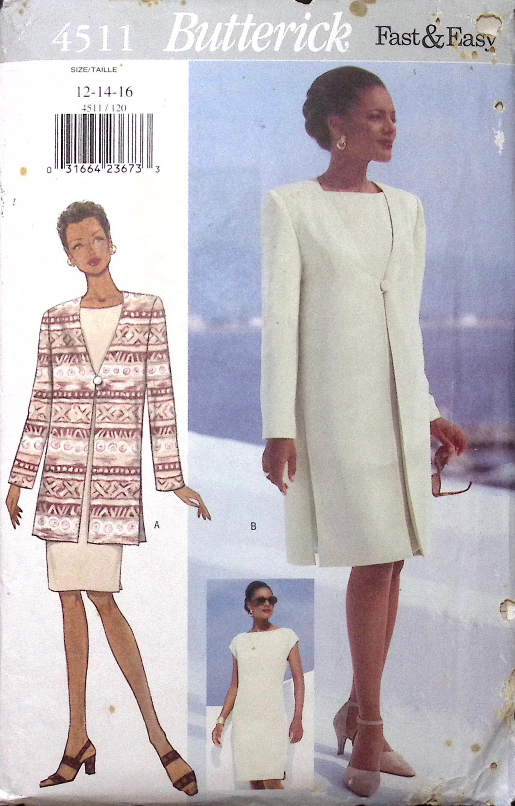 Vintage Sewing Pattern: Butterick 4511