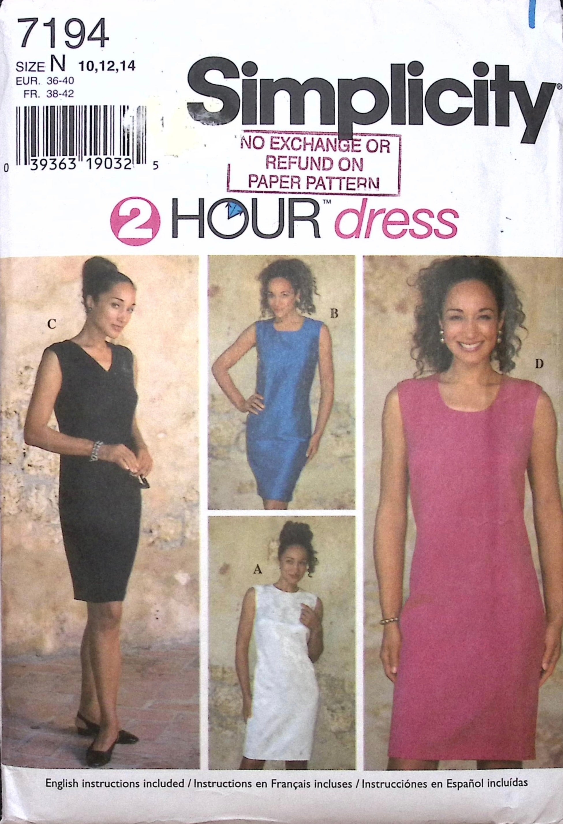 Vintage Sewing Pattern: Simplicity 7194 – Vintage Stitch Australia