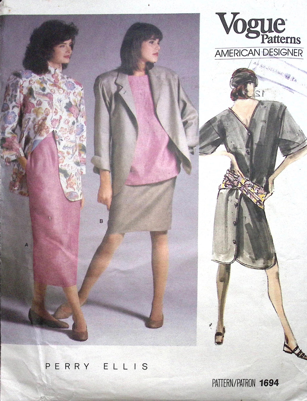 Vintage Sewing Pattern: Vogue 1694