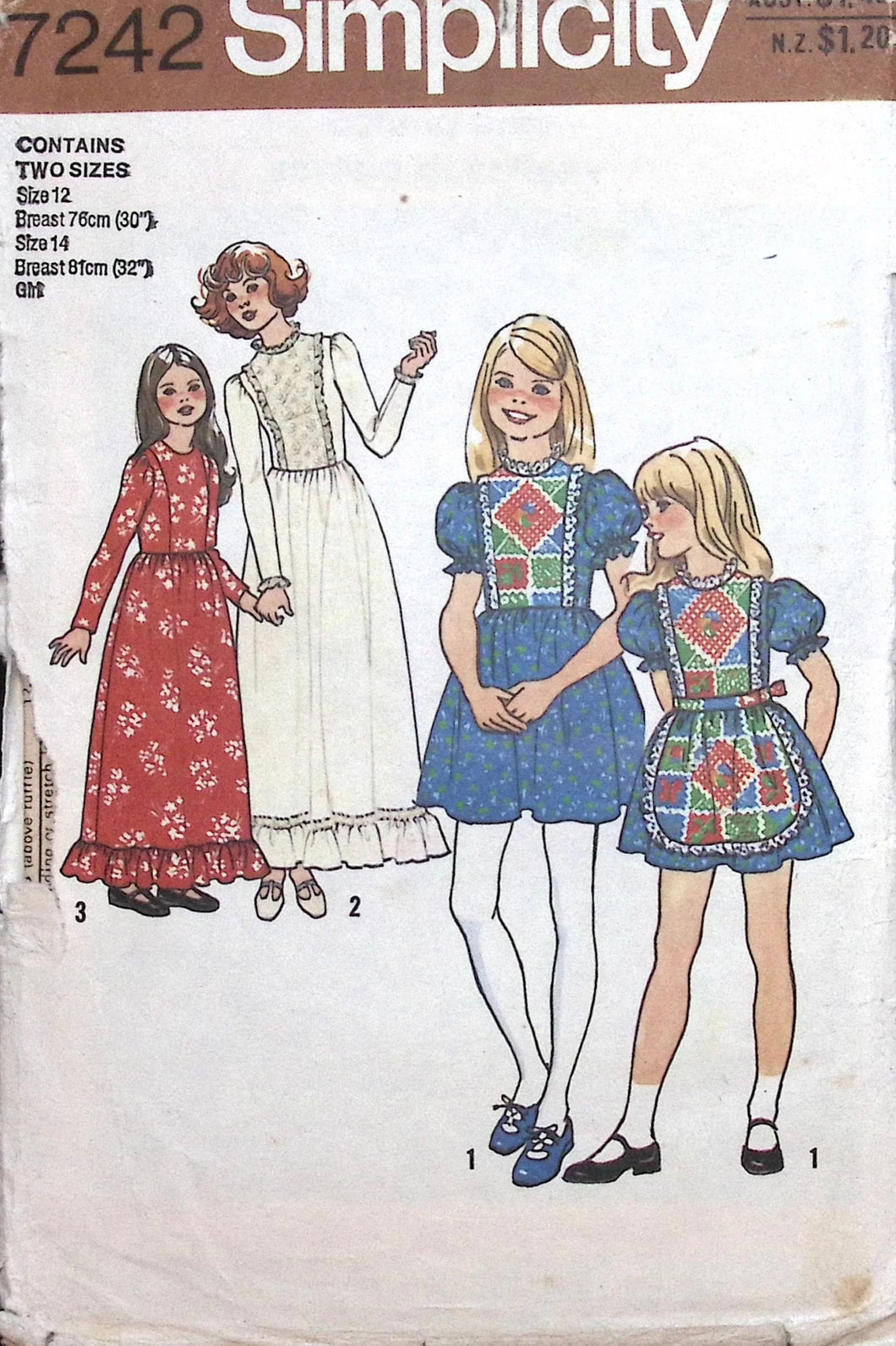 Vintage Sewing Pattern: Simplicity 7242