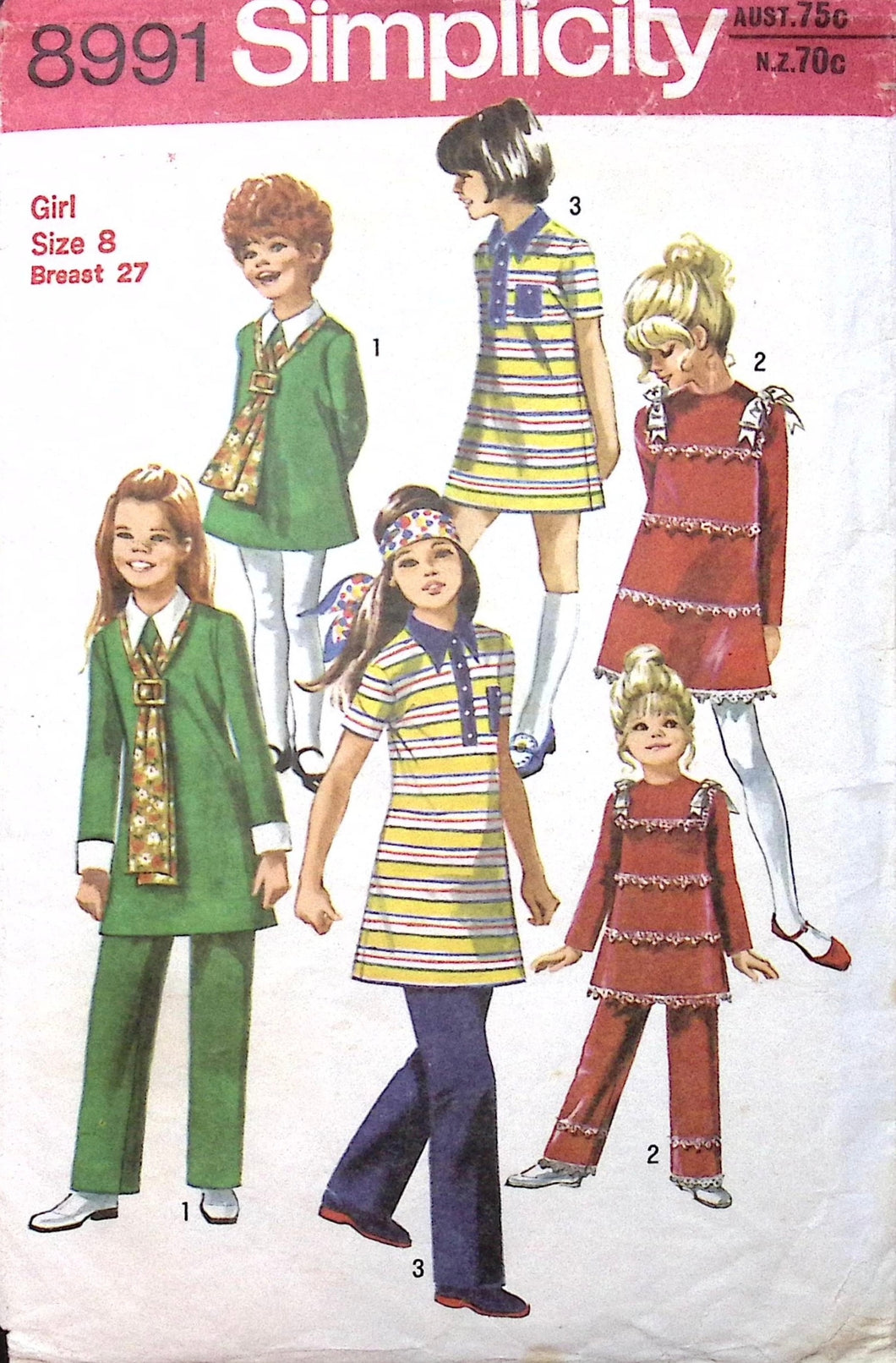 Vintage Sewing Pattern: Simplicity 8991
