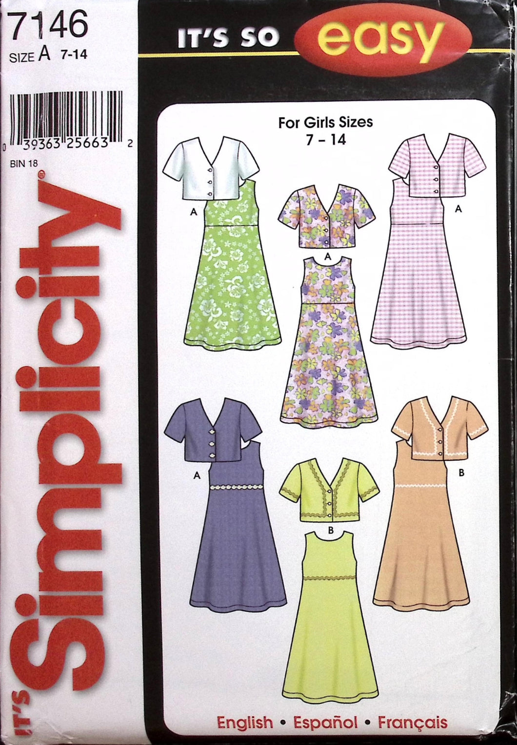 Sewing Pattern: Simplicity 7146