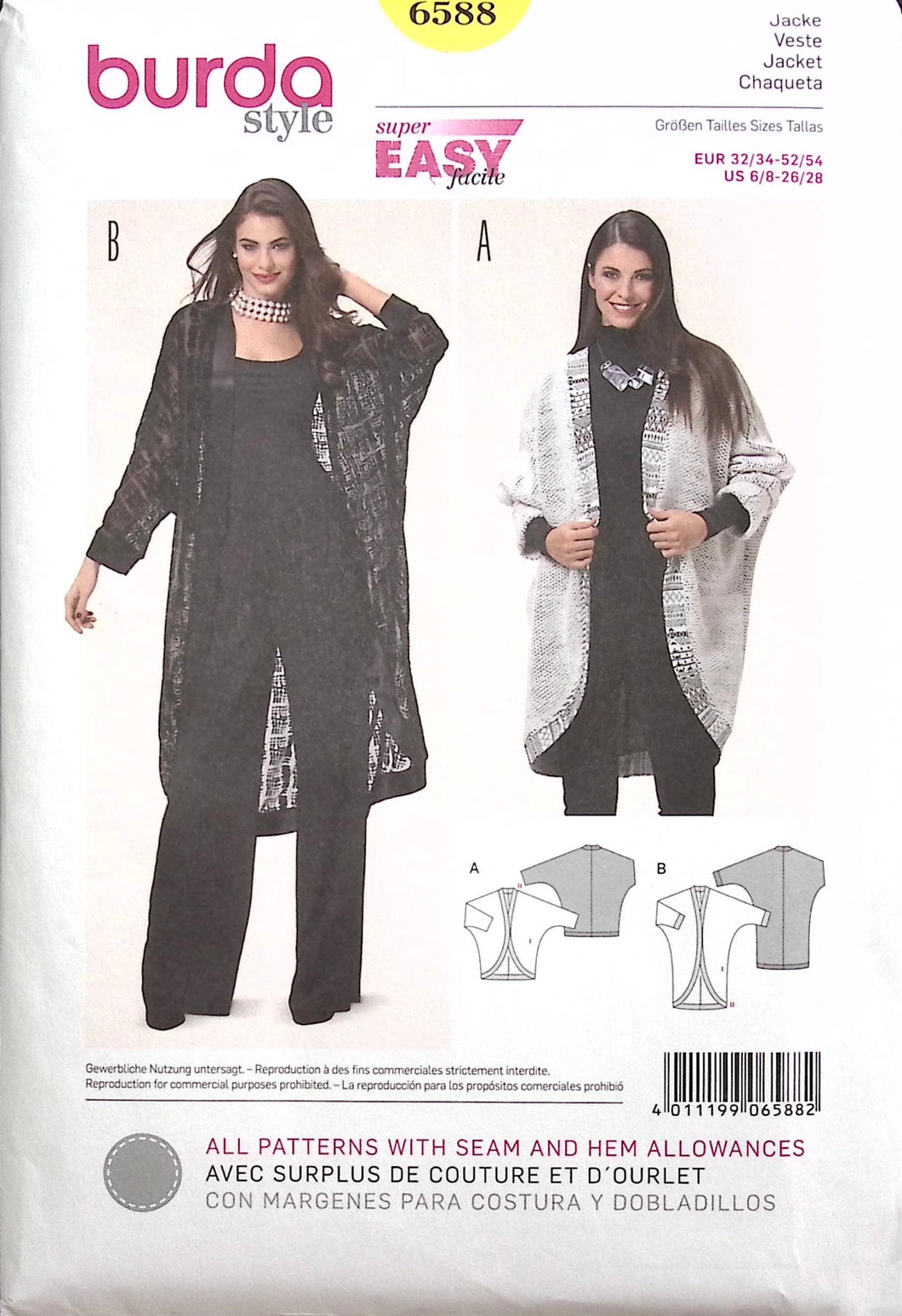 Sewing Pattern: Burda 6588