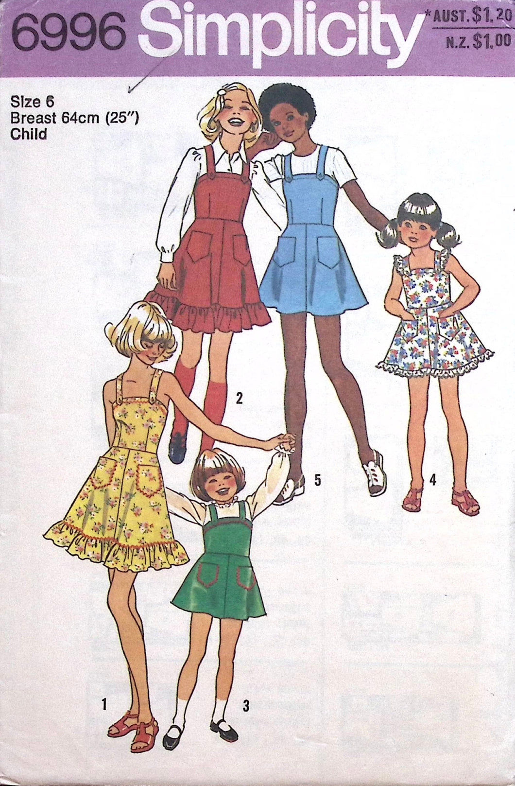 Vintage Sewing Pattern: Simplicity 6996