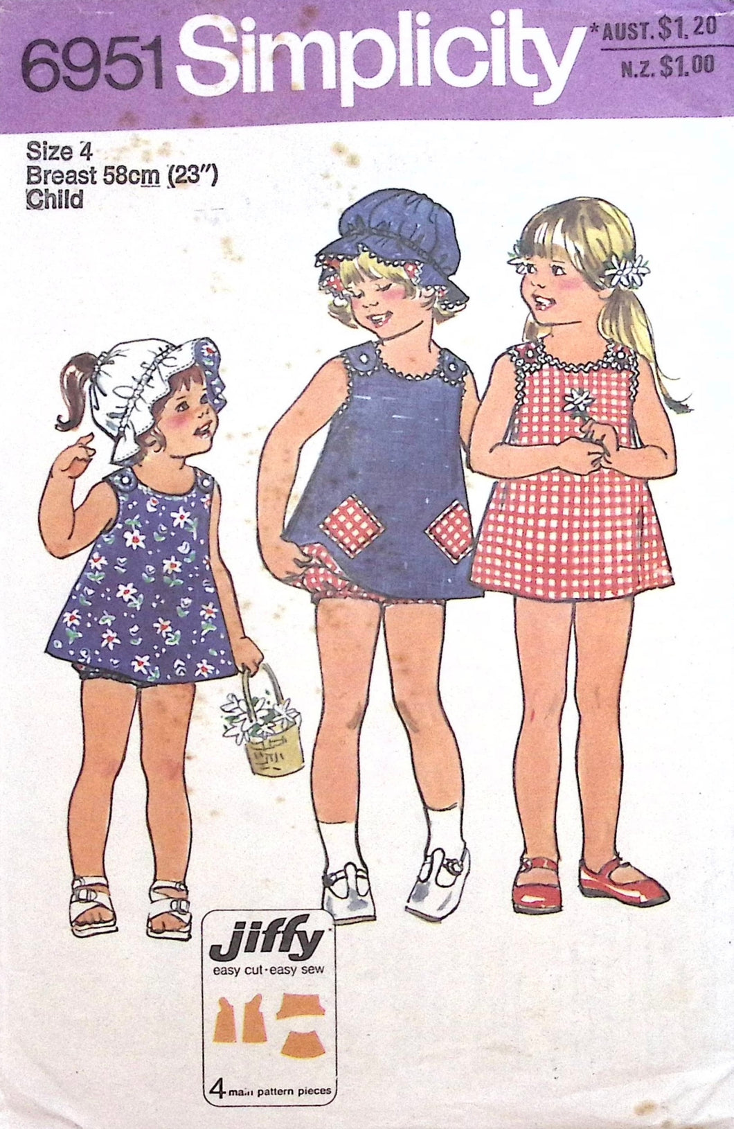 Vintage Sewing Pattern: Simplicity 6951