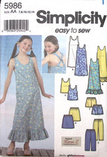 Load image into Gallery viewer, Sewing Pattern: Simplicity 5986
