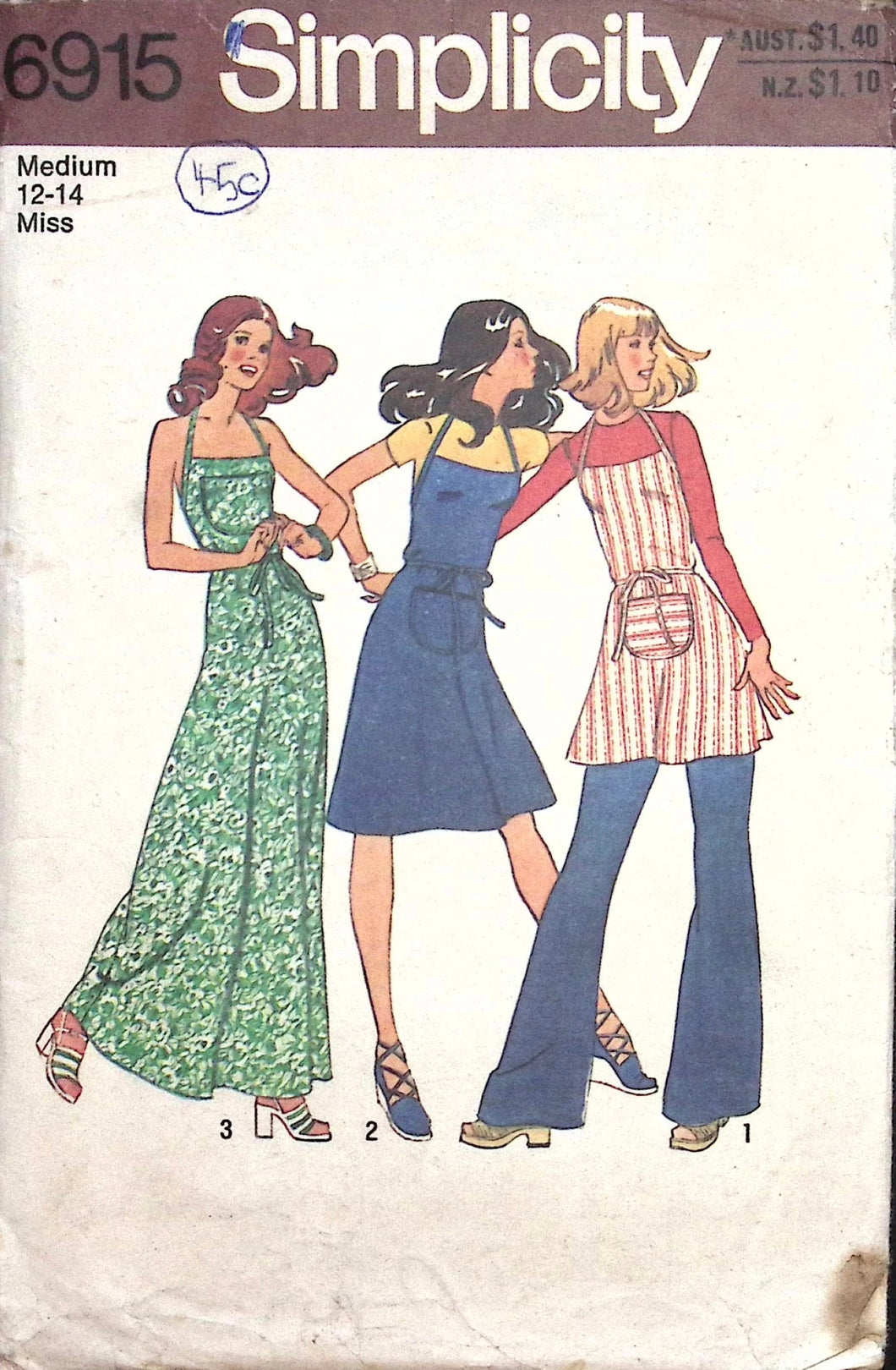 Vintage Sewing Pattern: Simplicity 6915